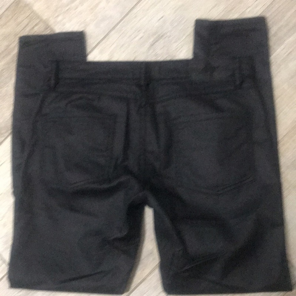 BCBGENERATION Black Night Wax Coated slim fit jeans size 28, like new! - Picture 8 of 10